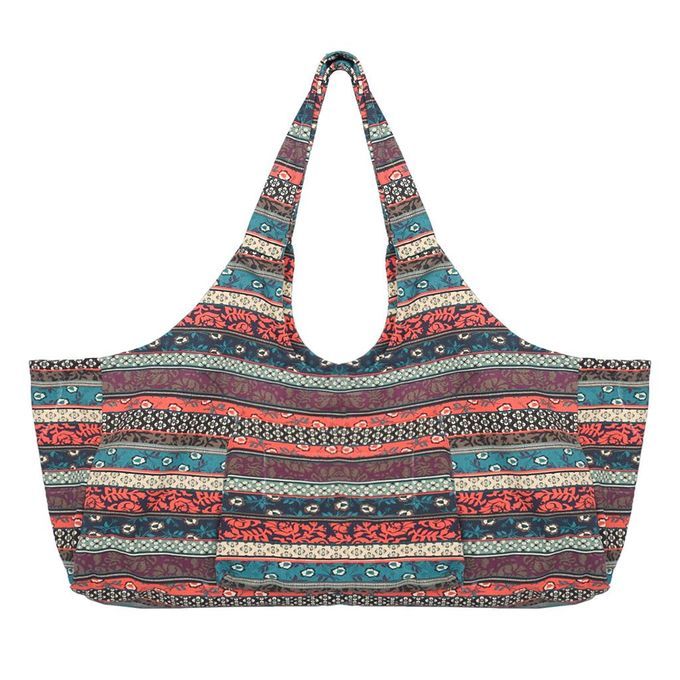 Extra Large Yoga Mat Carrying Bag With Side Pocket For Most Mat Sizes