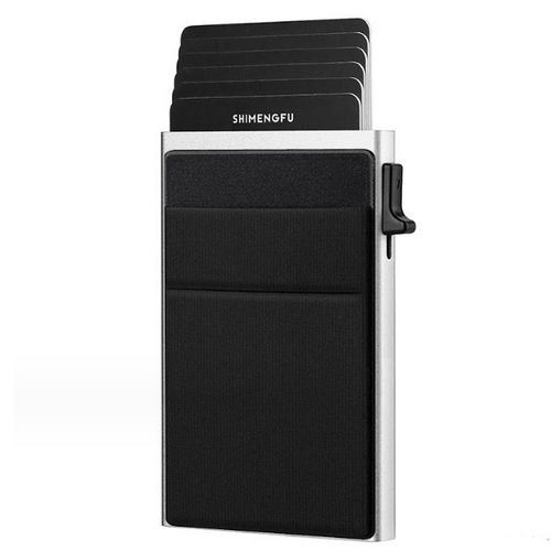 Credit Card Holder Wallet Metal Thin Slim Bank Card Case