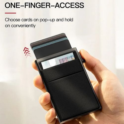 Credit Card Holder Wallet Metal Thin Slim Bank Card Case