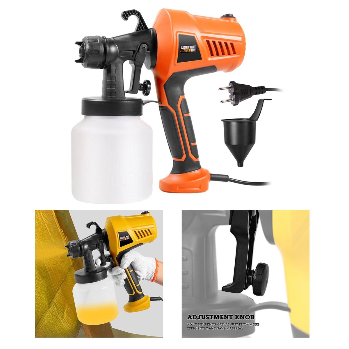 Paint Sprayer, Paint  HVLP  Electric Orange