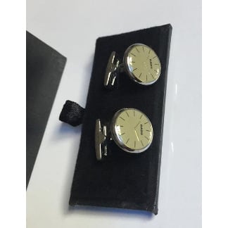 Men's Luxury Steel Cuff Links - Silver