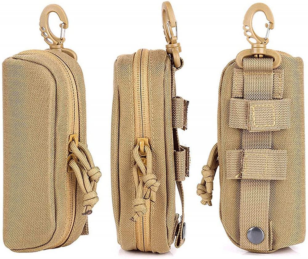 Molle  Glasses Pouch Sunglasses EDC Waist Pack Utility   Hunting Accessories Organizer Eyeglasses Case Bag SAB