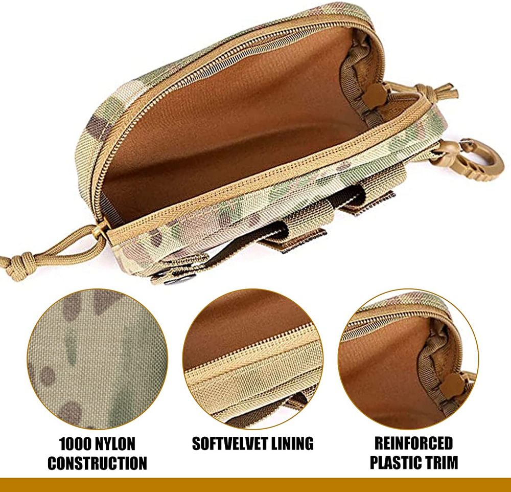 Molle  Glasses Pouch Sunglasses EDC Waist Pack Utility   Hunting Accessories Organizer Eyeglasses Case Bag SAB