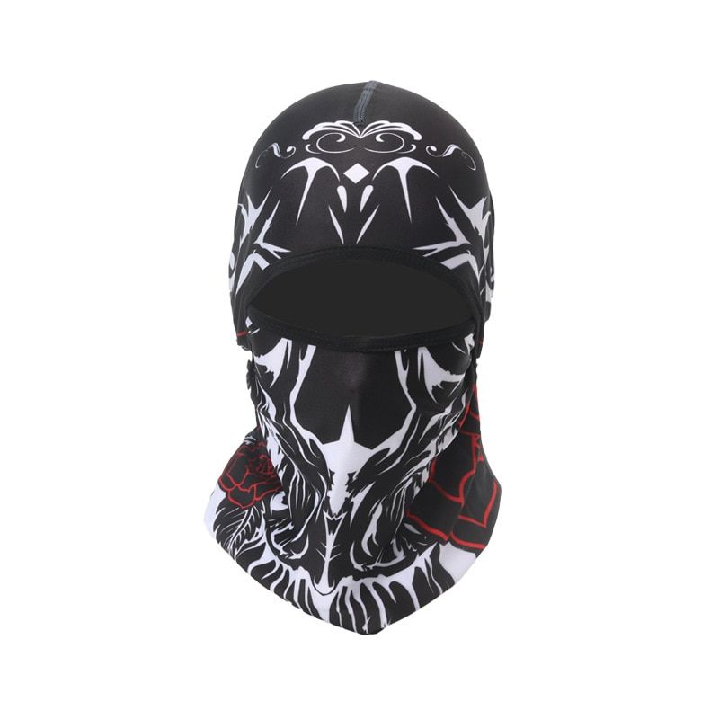 Men Women Cycling Face Mask Ski Neck Warmer Head Scarf Anti-UV Outdoor Balaclava Full Face Mask Cap Breathable Windproof-10