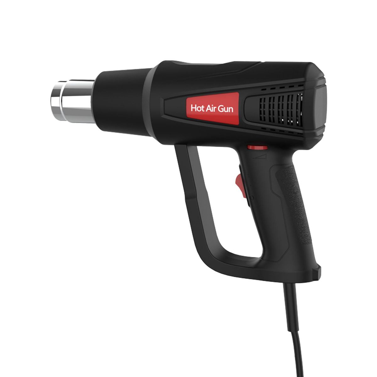 Heat Gun 2000W Variable Temperature Settings  120°F~1200°F (50°C~650°C)Heavy Duty Hot Air Gun Kit  with 2 Air Volume Setting, with 5 Nozzles for Crafts, Shrinking PVC, Stripping Paint