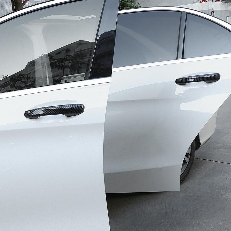 Door Handle Cover Trim for Mercedes Benz C E GLC GLB A B GLE GLS CLA GLA Class W213 W205 X253 2016 to 2020 Carbon Fiber