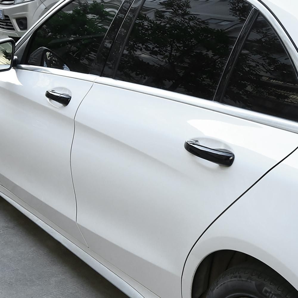 Door Handle Cover Trim for Mercedes Benz C E GLC GLB A B GLE GLS CLA GLA Class W213 W205 X253 2016 to 2020 Carbon Fiber