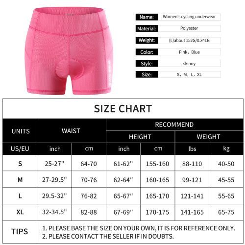 Women Bike Shorts Padded Cycling Underwear MTB Mountain