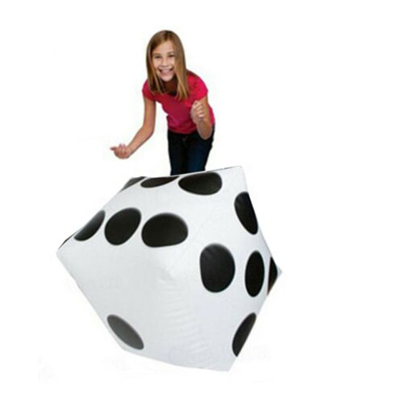 Square Pvc Novelty Giant Inflatable Number Dice Outdoor