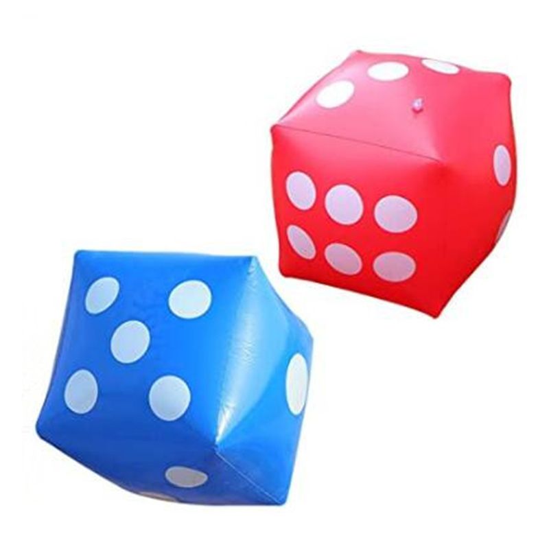 Square Pvc Novelty Giant Inflatable Number Dice Outdoor