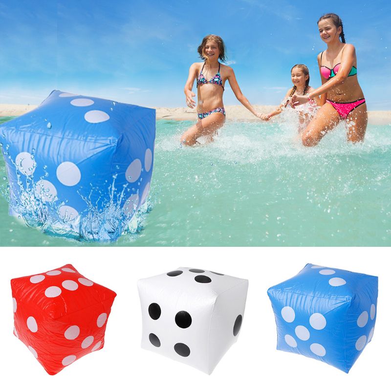 Square Pvc Novelty Giant Inflatable Number Dice Outdoor