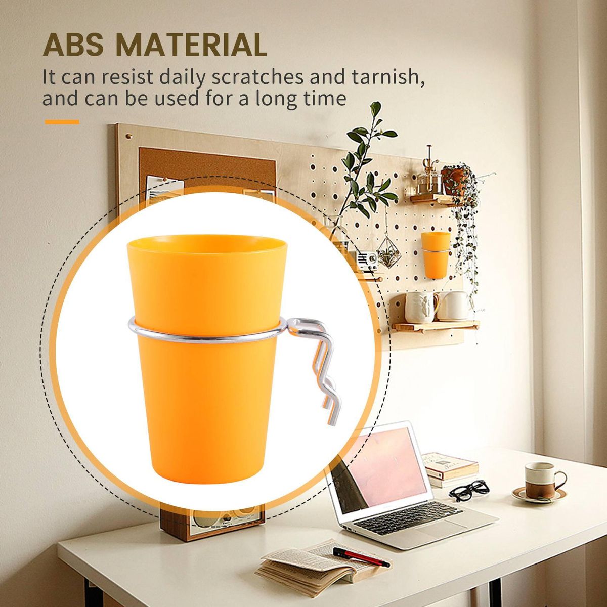 Pegboard Hooks with Pegboard Cup Holder Accessories (7 Color
