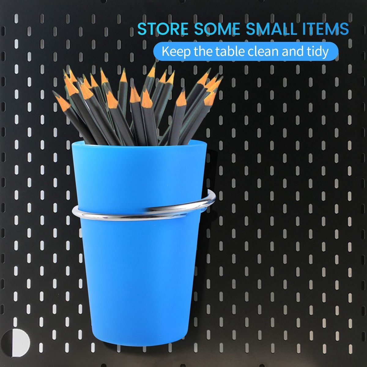 Pegboard Hooks with Pegboard Cup Holder Accessories (7 Color