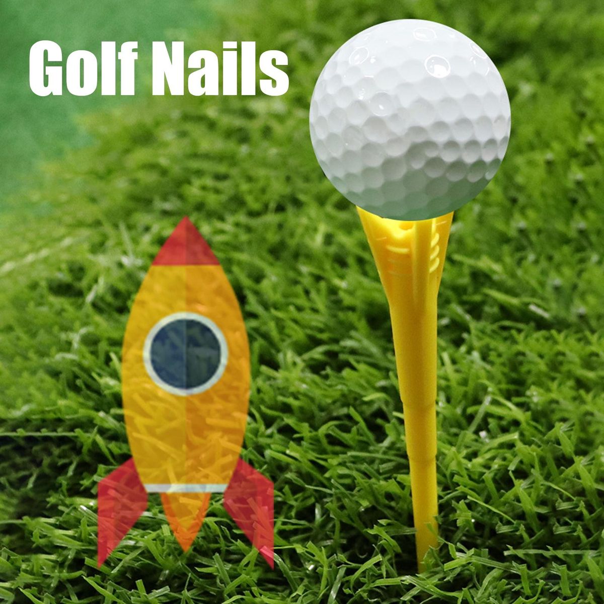 Colorful Plastic Golf Tees Set Reduce Friction Improve Accuracy