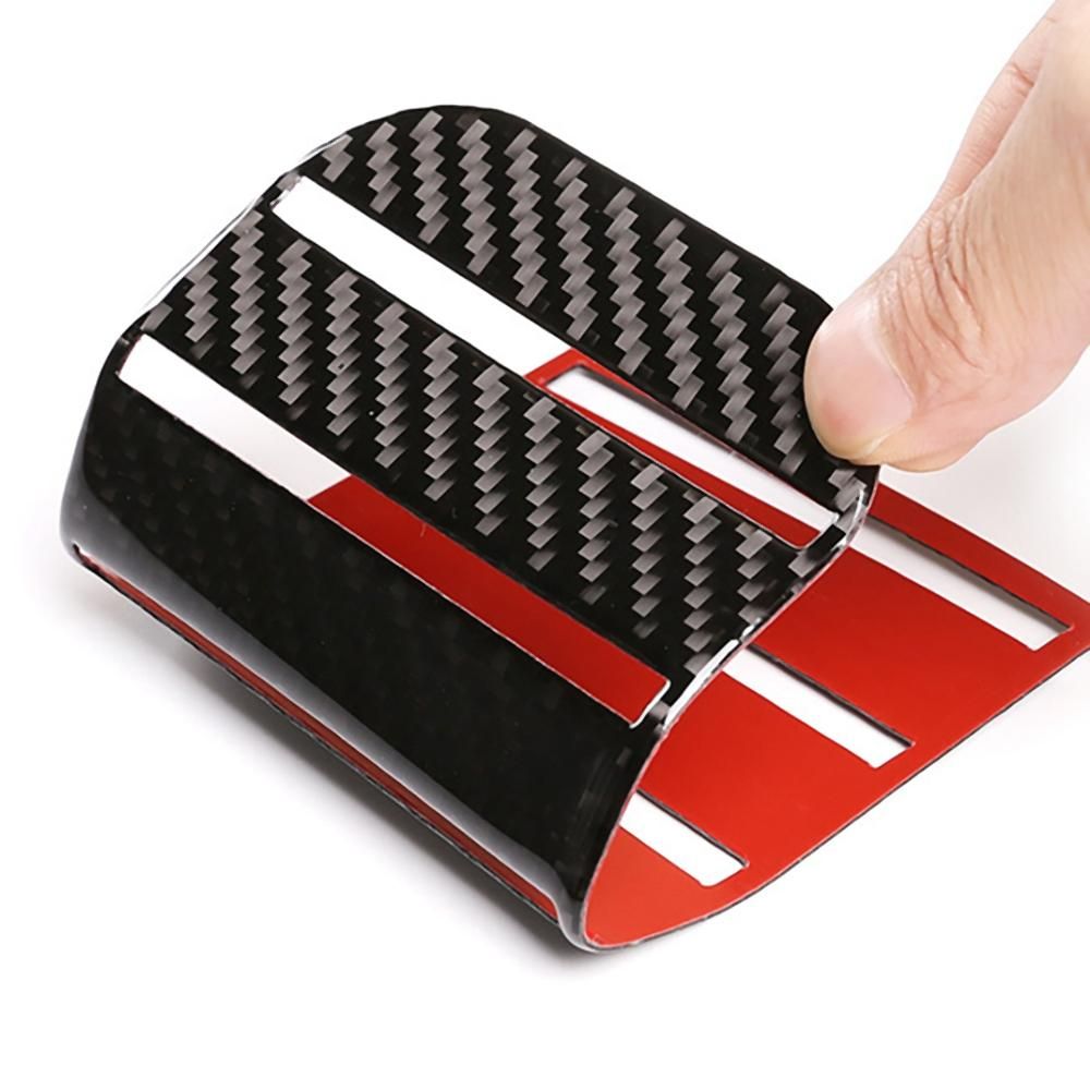 Car Soft Carbon Fiber Armrest Box Slot Pad Mat Cover Trim