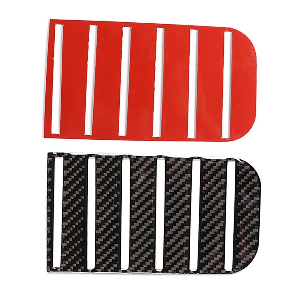 Car Soft Carbon Fiber Armrest Box Slot Pad Mat Cover Trim