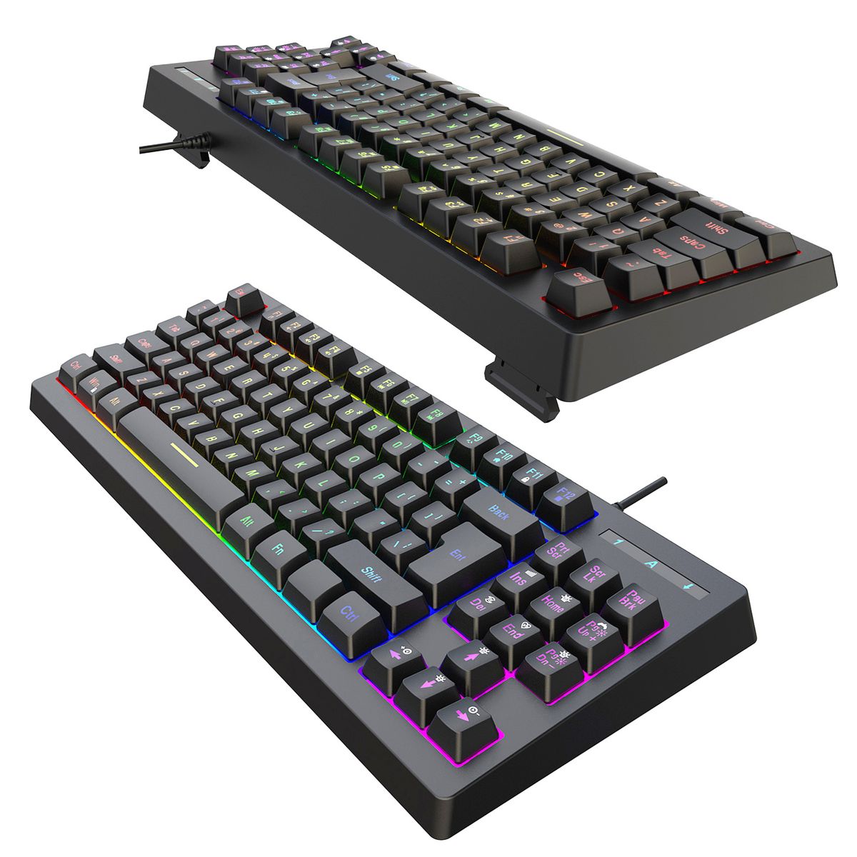 Y200 USB Wired Gaming Keyboard Membrane Keyboard 87