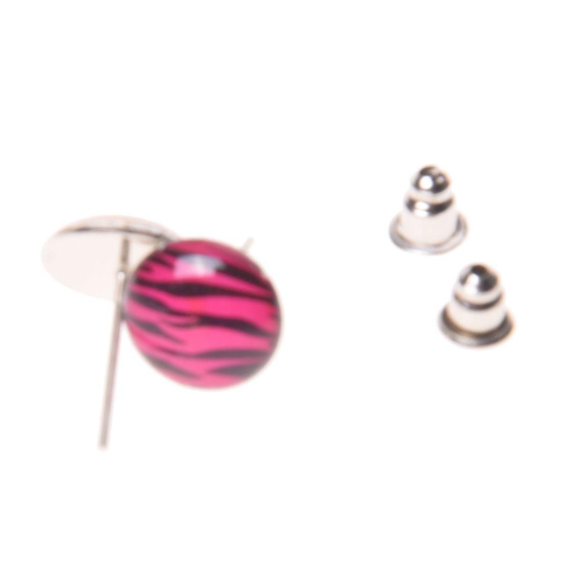 12 Pairs Women Colorful Round Ear Studs Earrings