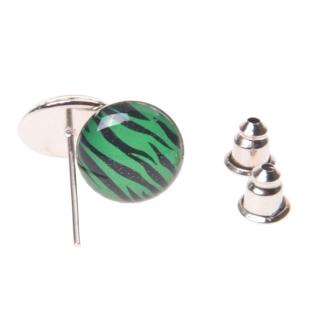 12 Pairs Women Colorful Round Ear Studs Earrings
