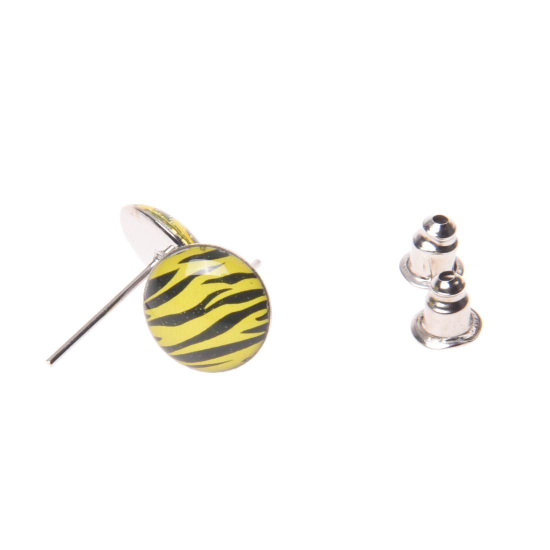 12 Pairs Women Colorful Round Ear Studs Earrings