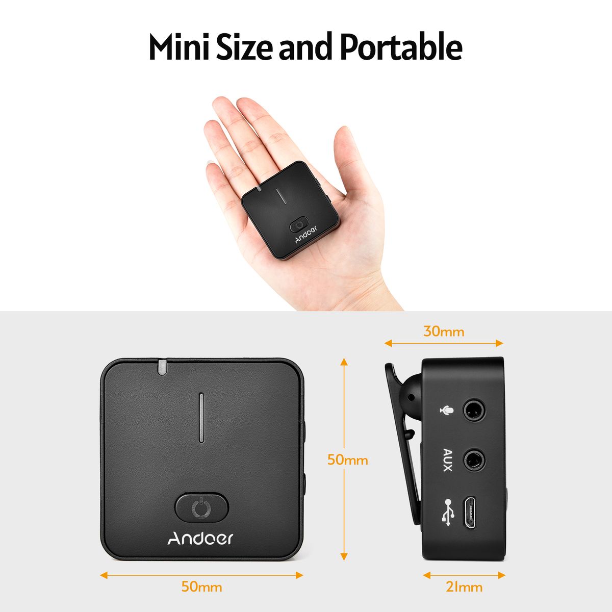 MX5 2.4G Wireless Recording Microphone System