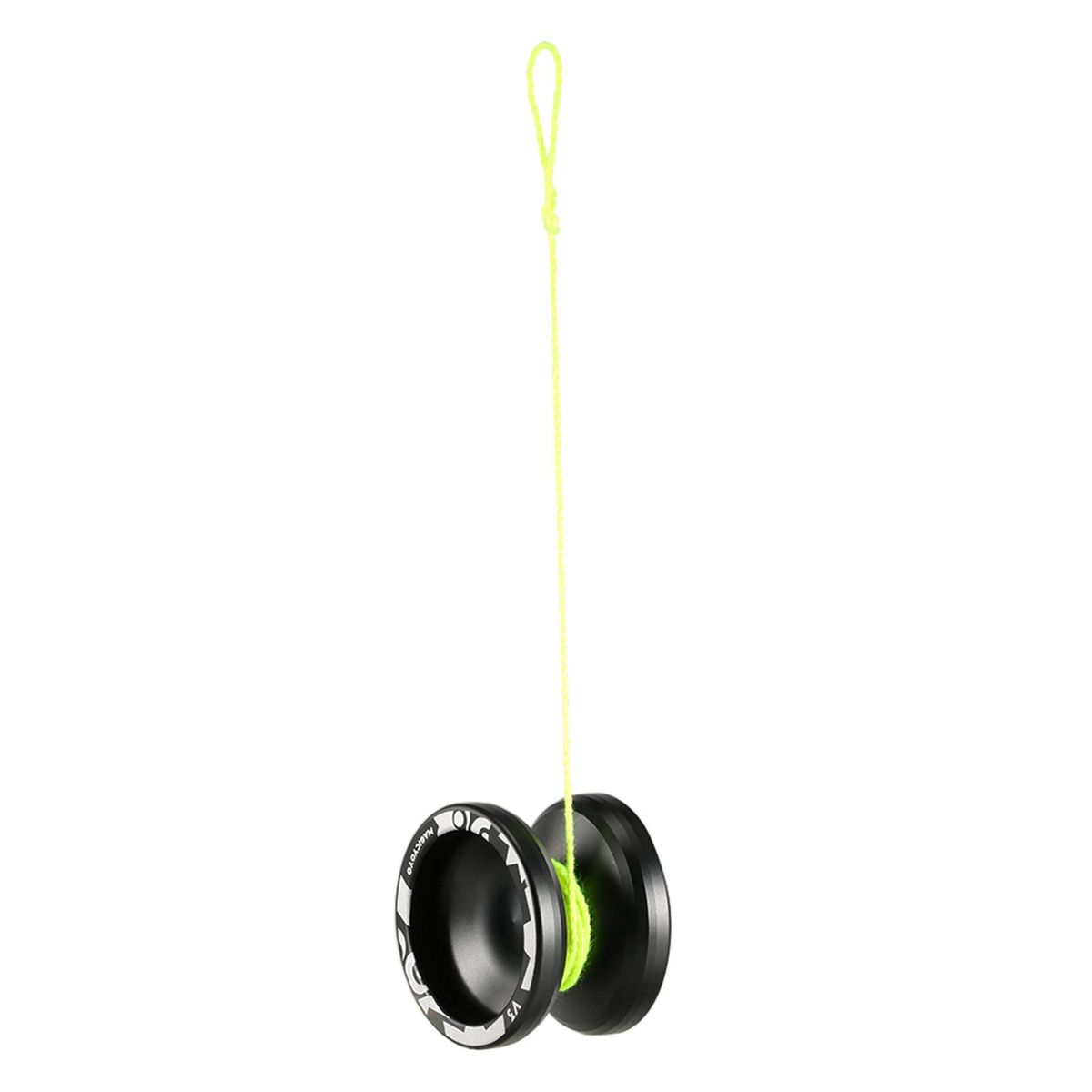 Magic Yoyo V3 Responsive High-speed Aluminum Alloy Yo-yo CNC Lathe with Spinning String for Boys Girls Children Kids Black