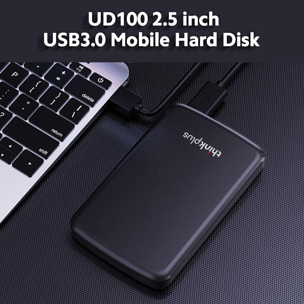 Lenovo thinkplus UD100 2TB 2.5 inch Mobile Hard Disk USB3.0 Shockproof Portable HDD High-speed Transmission Wide Compatibility