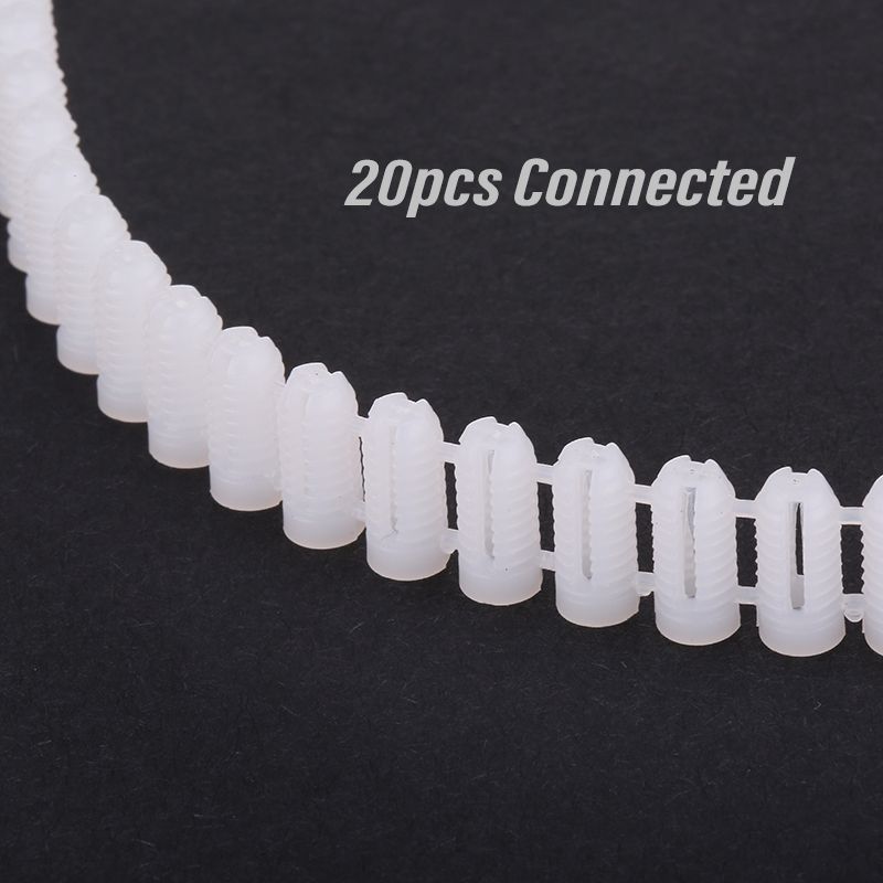 20pcs Pack  Plastic Pre-buried Nut For Wood Screw