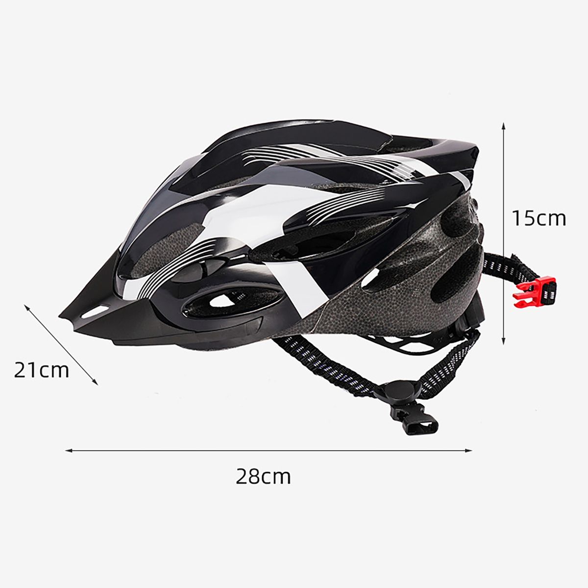Road Bicycle Helmet Tough Buckle Bicycle Helmet Black