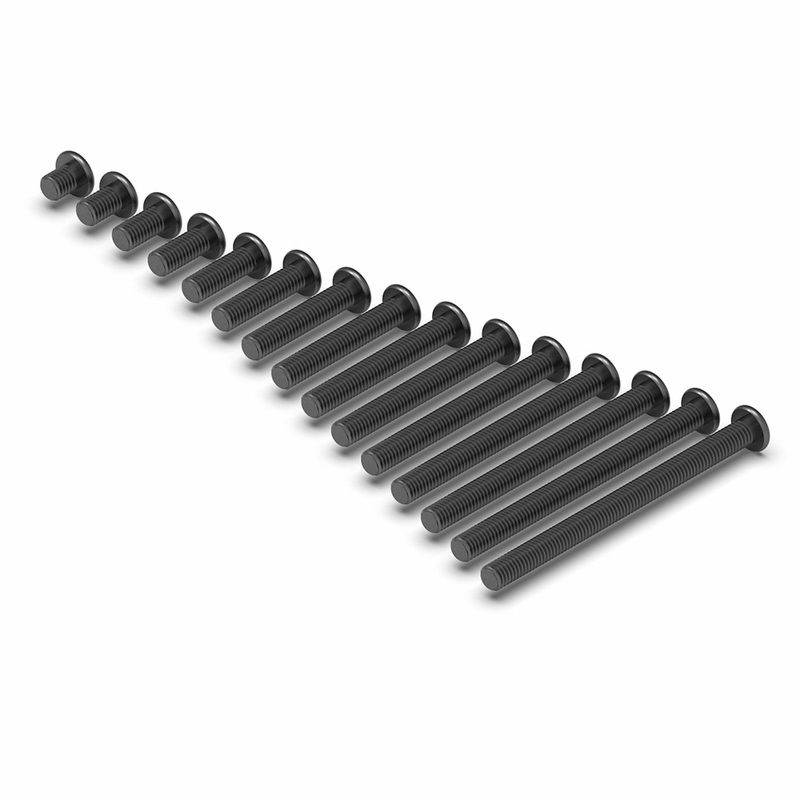 OpenBuilds Low Profile Screws M5-12mmx50pcs