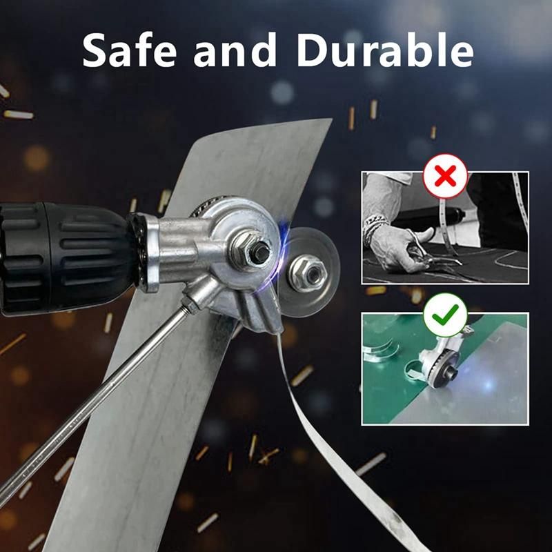 Electric Drill Shears Plate Cutter,Metal Nibbler Drill Attac