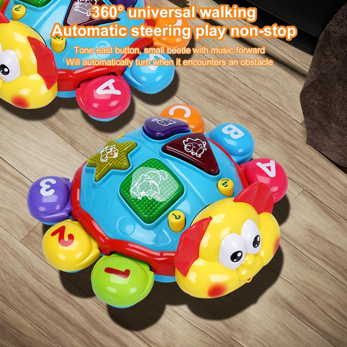 Baby Toy Music Electric Animal Toy Red