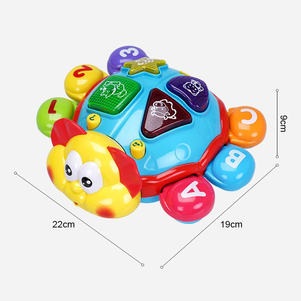 Baby Toy Music Electric Animal Toy Red