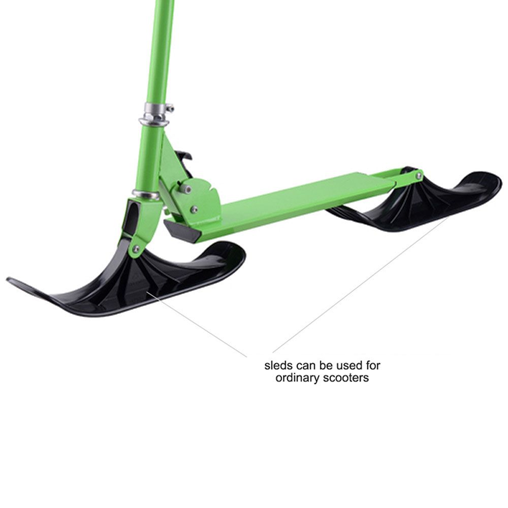 One Pair Winter Snow Scooter Ski Kids Ski Sled Board