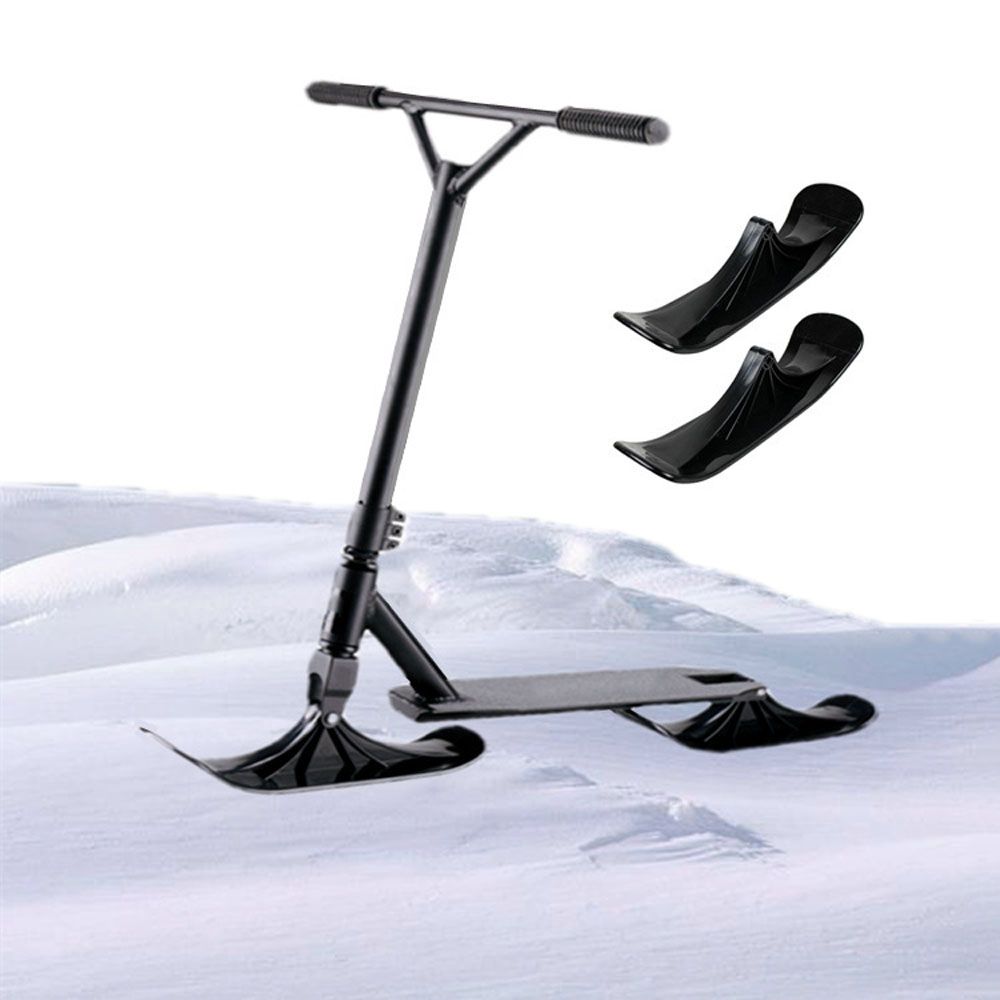 One Pair Winter Snow Scooter Ski Kids Ski Sled Board