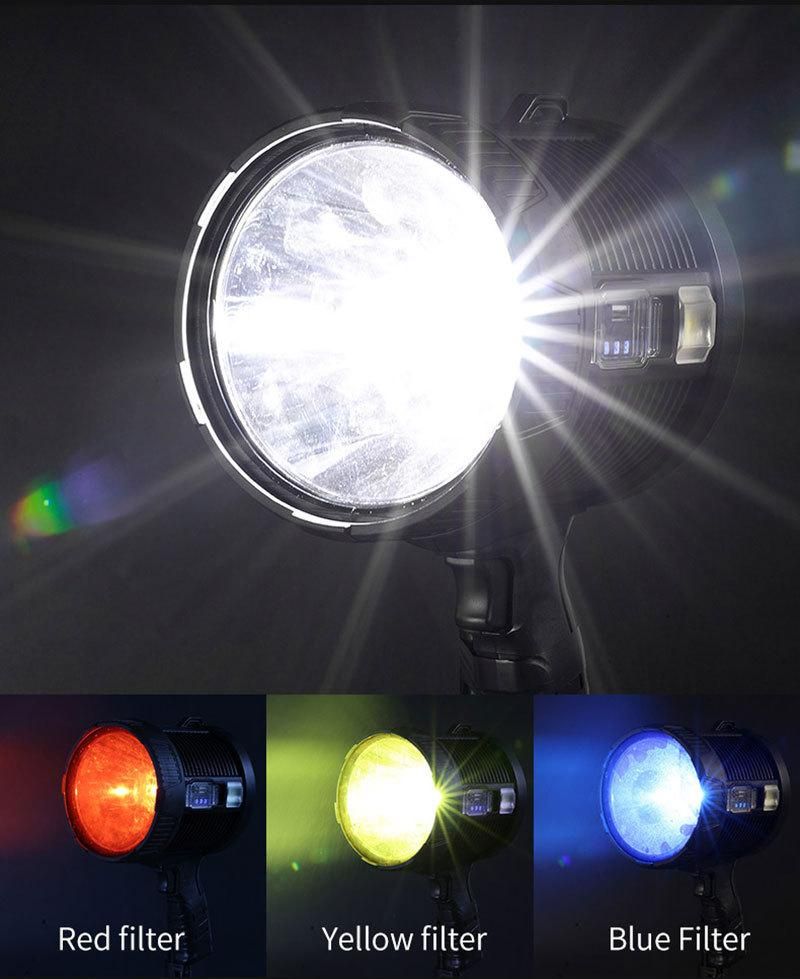 Outdoor Camping Lamp Portable Flash Light Night Fishing Emergency Flashlight Portable Searchlight