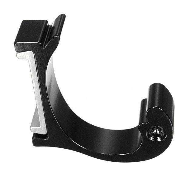 Multifunction Single Double Robe Hat Coat Door Bath Balcony Aluminum Hanger Hook Black