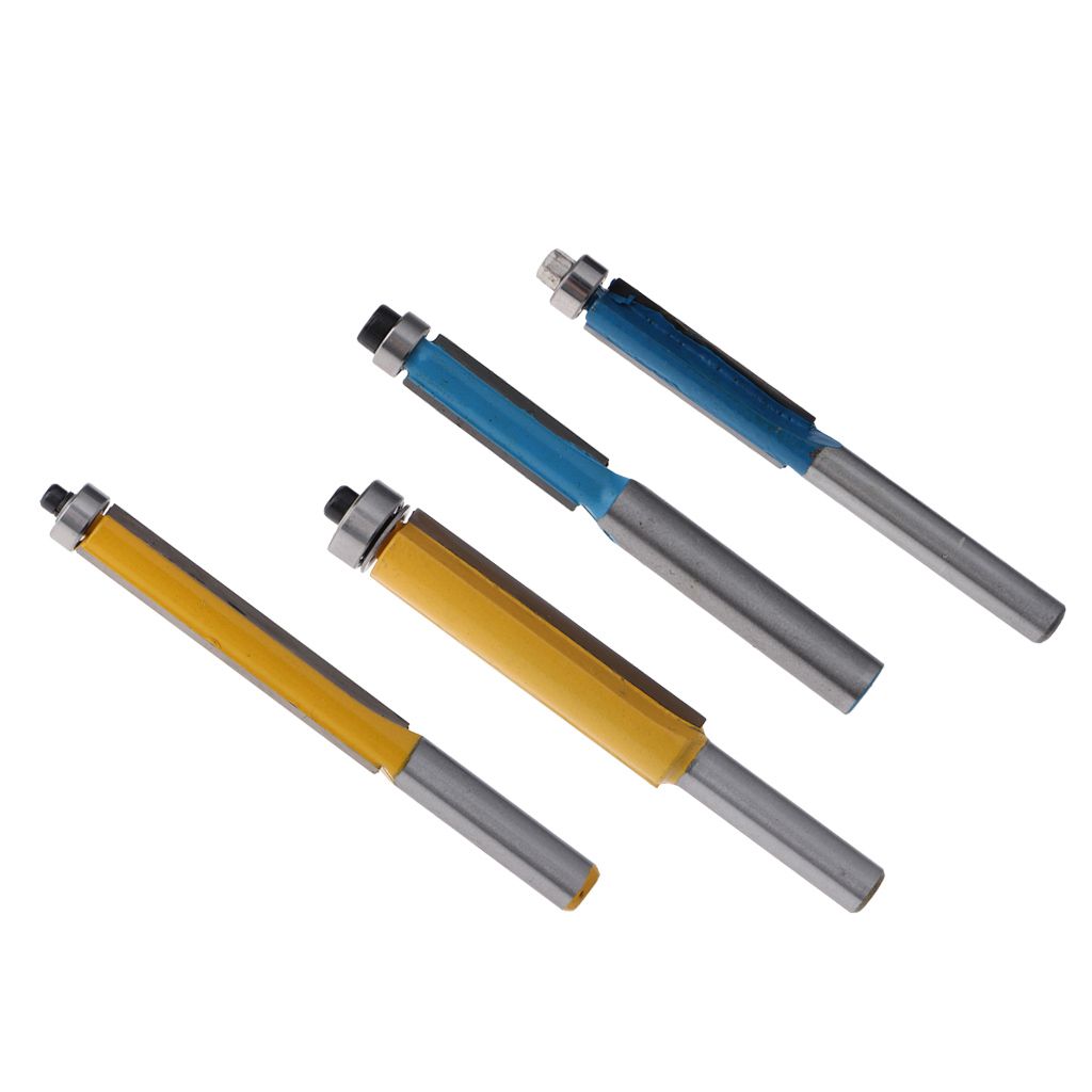4PCS   Long   Straight   Router   Bit   Woodworking   Milling