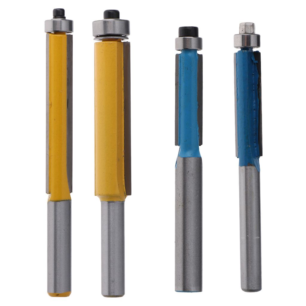 4PCS   Long   Straight   Router   Bit   Woodworking   Milling