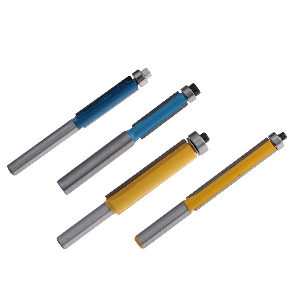 4PCS   Long   Straight   Router   Bit   Woodworking   Milling