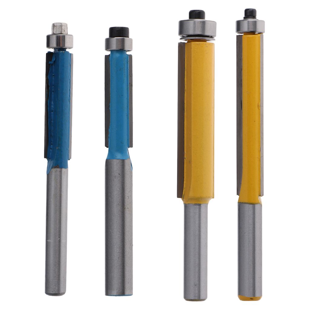 4PCS   Long   Straight   Router   Bit   Woodworking   Milling