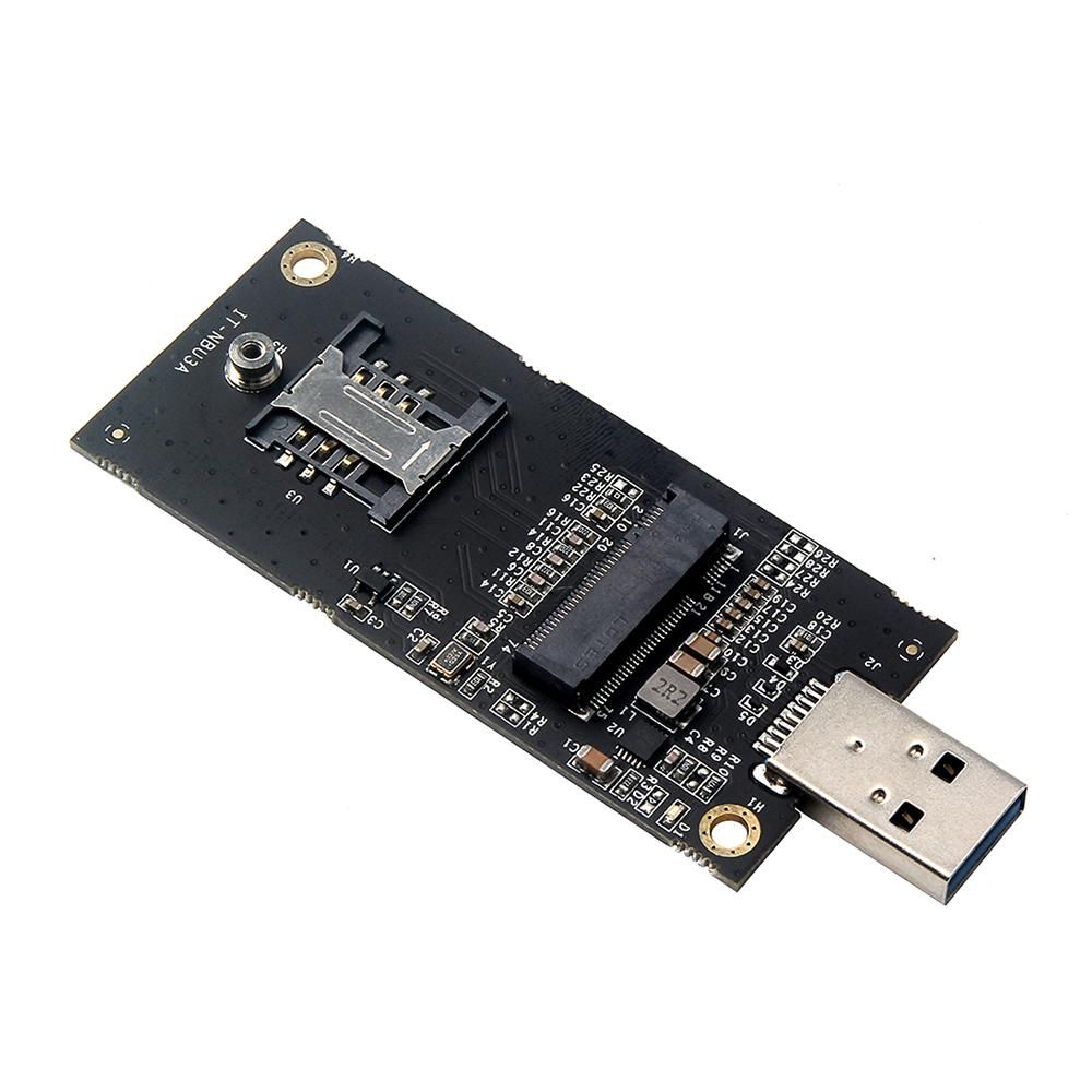 M.2 NGFF to USB3.0 Adapter Card (M.2)KEY B to USB3.0 Converter 3G/4G Module Development Board with SIM Card Slot for PC Laptop
