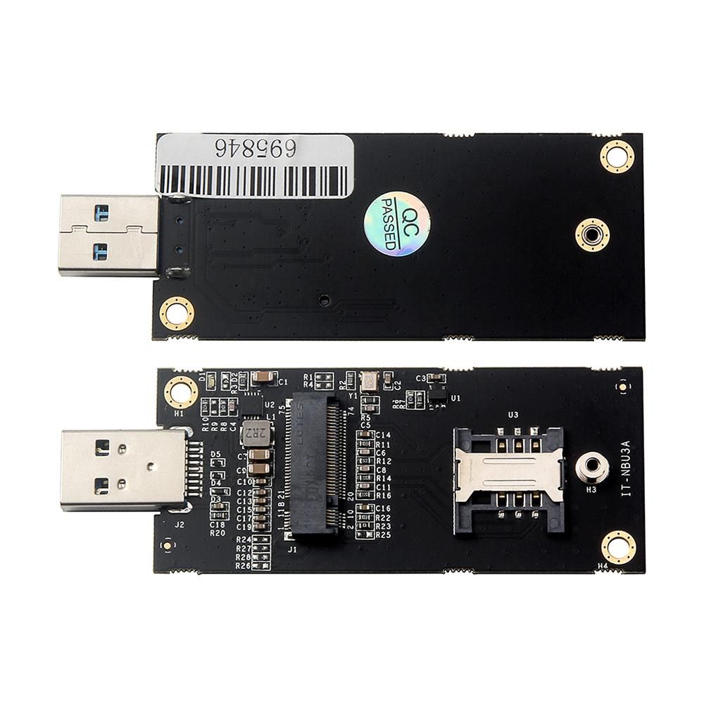 M.2 NGFF to USB3.0 Adapter Card (M.2)KEY B to USB3.0 Converter 3G/4G Module Development Board with SIM Card Slot for PC Laptop