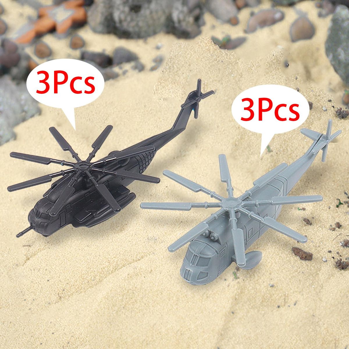 6 Pieces Fighter Toy Table Decoration For Boy Girl