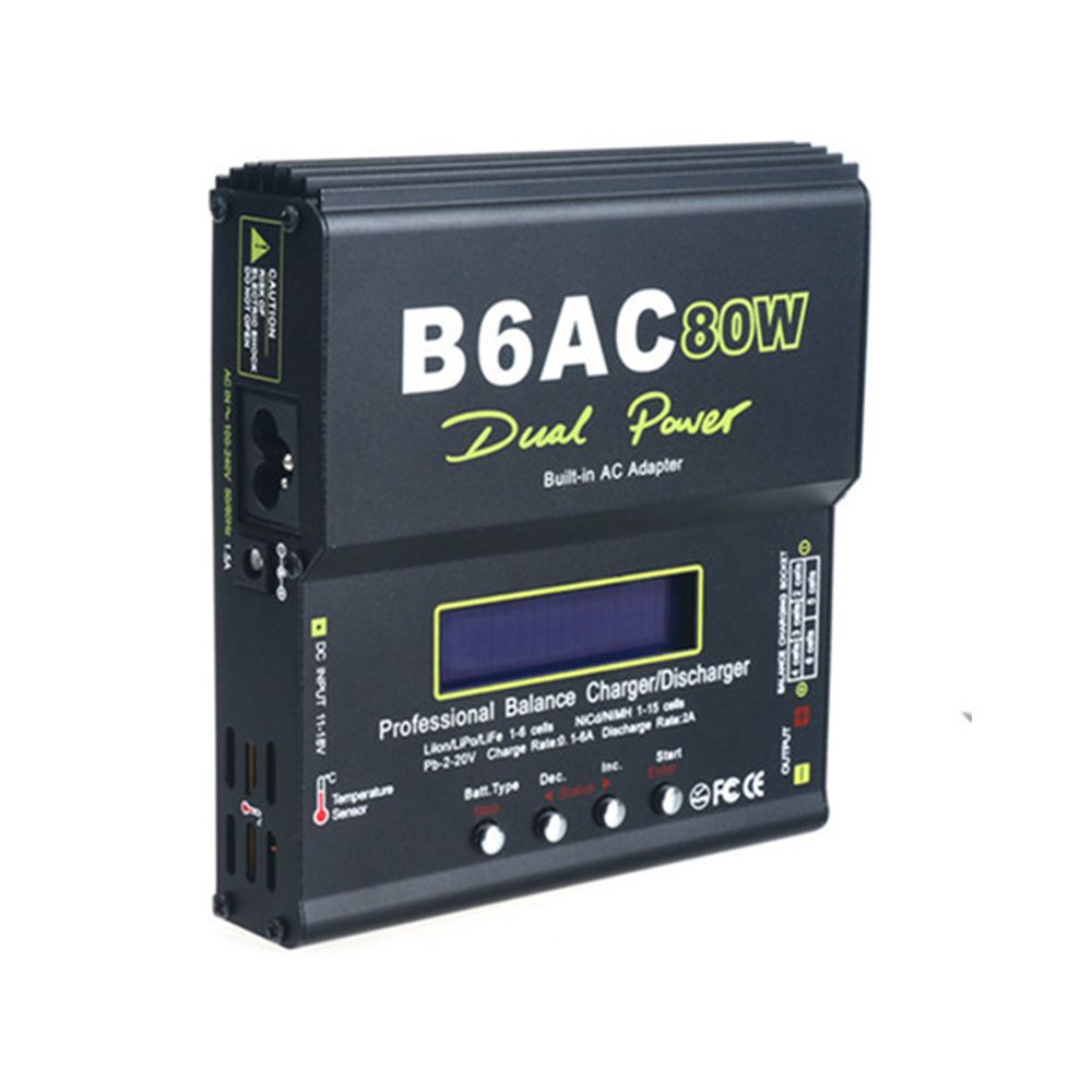 IMax B6 AC 80W RC Charger B6AC Lipo NiMh Li-ion Nicd Battery Balance Charger Digital LCD RC Discharger With15V/6A For RC