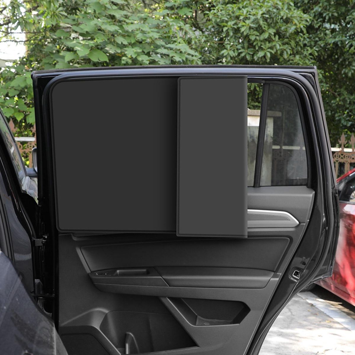 Universal Magnetic Car Window Sunshade Blocks Direct Sunlight Sun Shade Covers Automotive Curt WEF