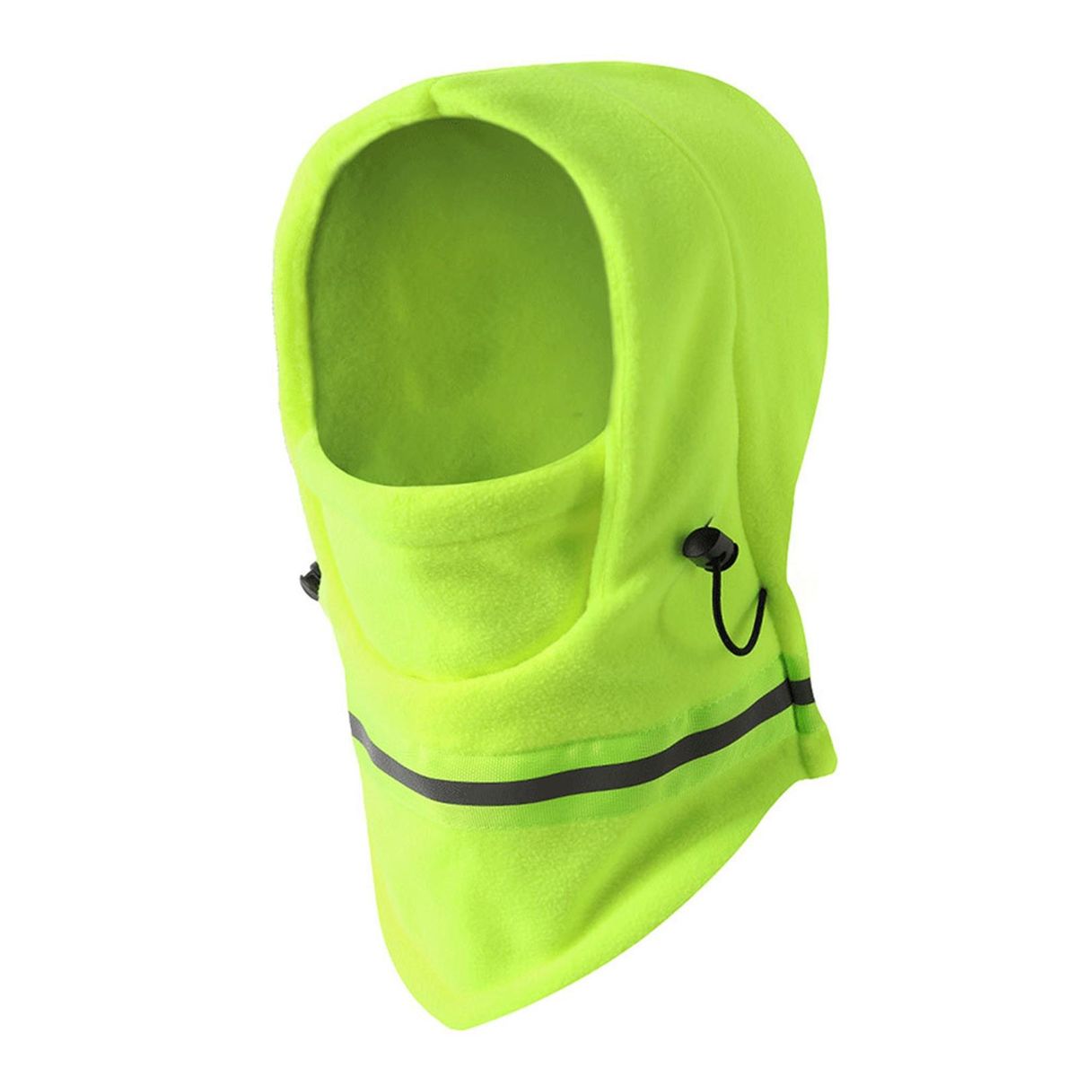 Head Neck Warmer Cold Weather Face And Neck Cover Fluorescent Green