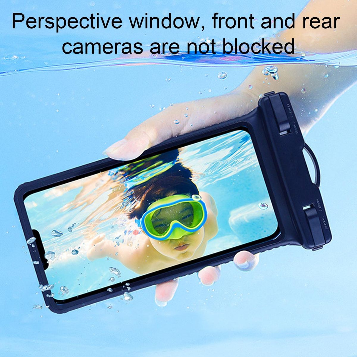 Phone Storage Bag Cell Phone Waterproof Case Black