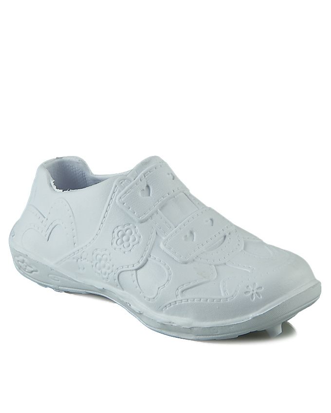 Unisex Rubber School Trainers - White