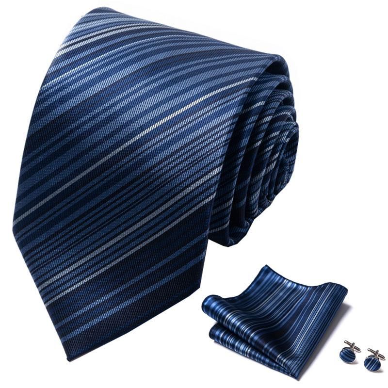 Men'S Business Tie Gift Box Striped Tie Set S221